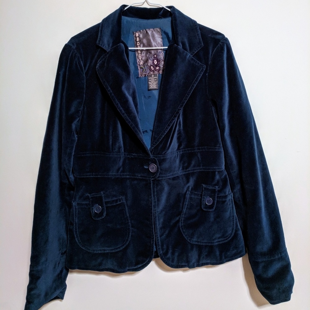BBDakota Nordstrom Soft Velvet Like Blazer Medium